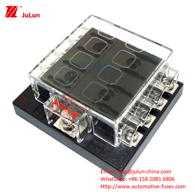 Các bộ phận xe hạng nặng 30A-500A Điện áp định số 32V Khóa bảo vệ mạch Fuse Box cho nhà máy điện