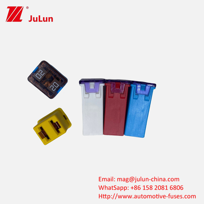 Amp Blade Fuse Tăng cường an toàn Logo tùy chỉnh cho xe điện Littel Xe ô tô Quad Fuse 32V 58V