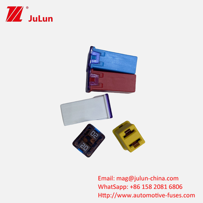 Amp Blade Fuse Tăng cường an toàn Logo tùy chỉnh cho xe điện Littel Xe ô tô Quad Fuse 32V 58V