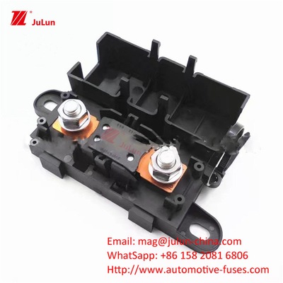 Eu UL 32V 30A-500A Đồng ô tô Fuse Holder Cúc Bolt Fuse Holder năng lượng mới High Current Fuse