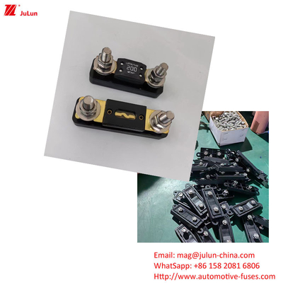 Eu UL Máy cắt mạch tăng cường thiết lập lại bằng tay 30A-500A32V Máy giữ bộ an toàn ô tô Vật liệu nhựa / vỏ nylon