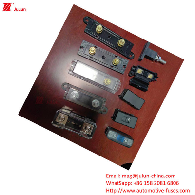 Nhựa / Nylon nhà ô tô Fuse Holder đáp ứng tiêu chuẩn EU UL với 30A-500A giữ hiện tại