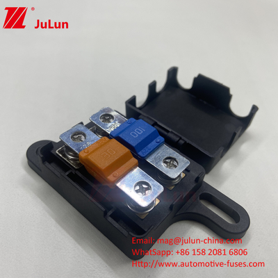 M5 Lượng điện áp thấp Fuse Holder Stainless Steel Kháng nhiệt độ silicone chống bụi