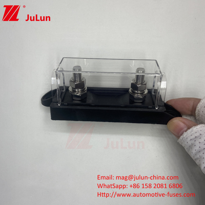 ABS Sữa kẽm đồng 5mm 20mm 20A Fuse Holder cho 24VDC 32VDC 72VDC