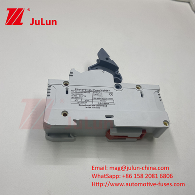 AC RT18-32X Giá đỡ cầu chì Fusibles Hộp cơ sở 10x38MM 500V Thổi nhanh gốm RO15 RT18 DIN Rail Moun Giá đỡ cầu chì đơn