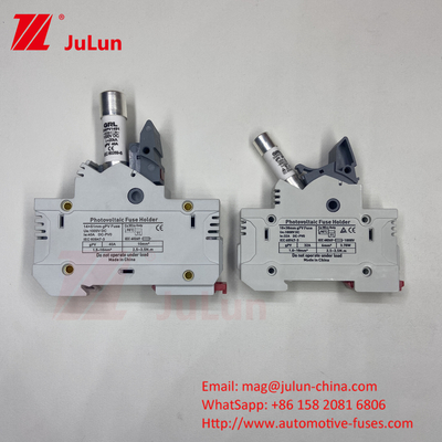 500VDC Solar Pv Fuse Dc Ceramic Fuse With Holder For Solar Systems 14 * 51mm 1000DC