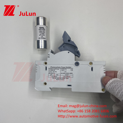 Phòng hòa tan năng lượng mặt trời photovoltaic hình trụ 10A-63A 1000VDC/1500VDC IEC60269.6 Phòng hòa tan 10X38 1p 2p 3Pole Np Dc Phòng hòa tan Phòng hòa tan năng lượng mặt trời Phòng hòa tan mặt trời
