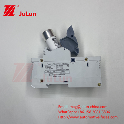 Fuse mặt trời PV cho người giữ bộ an toàn quang điện 30 Amp Rt18-32 10x38 Fuse Base Thermal Fuse 16a 220v 10 * 85mm