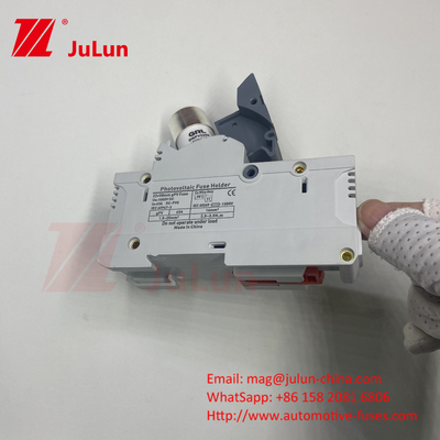 Máy biến đổi năng lượng mặt trời quang điện với 14x51mm Din Rail Solar Fuse Holder / Solar Pv Fuse Holder