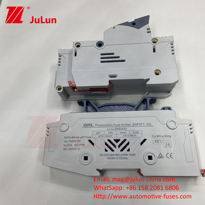 Năng lượng mặt trời Photovoltaic Fuse Holder With Fuse Price14x51MM RT18X-63 RO16 Indicator Light Fast