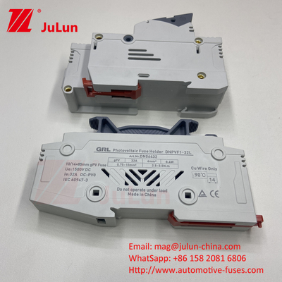 Fuses 10x38 1000v 25a 10*38 2a Fuse Holder cho hệ thống năng lượng mặt trời Fuses năng lượng mặt trời PV cho hệ thống bảo vệ năng lượng mặt trời