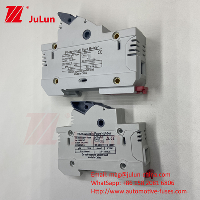 Phòng hòa tan năng lượng mặt trời PV với vật liệu yếu tố bộ hòa tan bạc 32A 3P 10 * 38 1000VDC