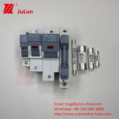 Mặt trời Photovoltaic Inverter Bảng năng lượng mặt trời nhiệt bộ AC RT18-125 Fusible 10x38 6A Italweber Isolator