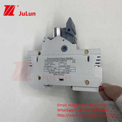 Phân tích năng lượng mặt trời PV với vật liệu nguyên tố bảo hiểm đồng RO17 Blow nhanh Ceramic DIN Rail Moun 22x58MM Italweber Fuse 500V
