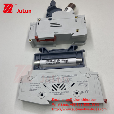 Phòng hòa tan mặt trời PV hình trụ cho Inverter mặt trời quang điện 22 * 58mm 1000DV quang điện