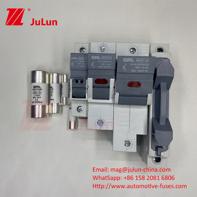 Mezeen 1P 10x38mm PV DC 1000V 32A Fuse And Fuse Holder For Solar System Protection OEM Có sẵn
