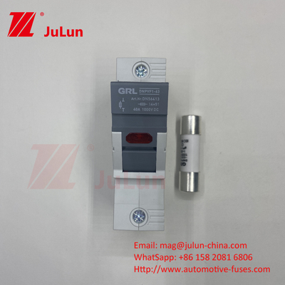 10x38mm Photovoltaic Solar Fuse để bảo vệ Photovoltaic High Voltage Module
