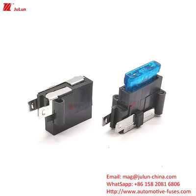 32V Đánh giá điện áp đồng liên hệ tự động thiết lập lại bộ ngắt mạch 30A-500A xe ô tô Fuse Holder nhựa nylon