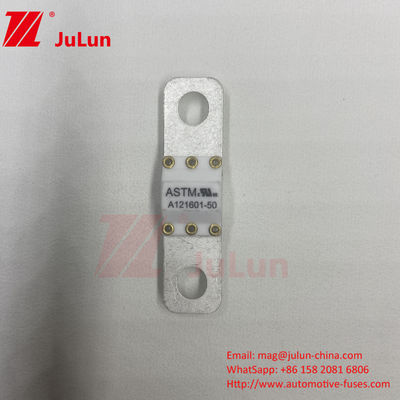 ASTM A121601-80A 125VDC EV Sạc nhanh / Xe điện Sạc nhanh Trung bình Fusing Bolt Screw Terminal Fuse
