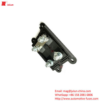 Eu UL Chứng nhận xe điện 32V DIN Track Fuse Holder Single-pole Bipolar Automatic Copper Fuse Holder