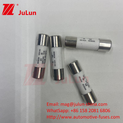 3A 10 * 38mm Ceramic PV String Fuse cho hệ thống quang điện AC220V AC380V AC50 0V AC690V AC800V