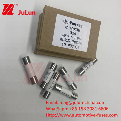 4A AC220V AC380V AC500V AC690V AC800V 1000V Fuses mặt trời PV 10 x 38mm 1000VDC Pv String Fuses UL TUV CE RoHS
