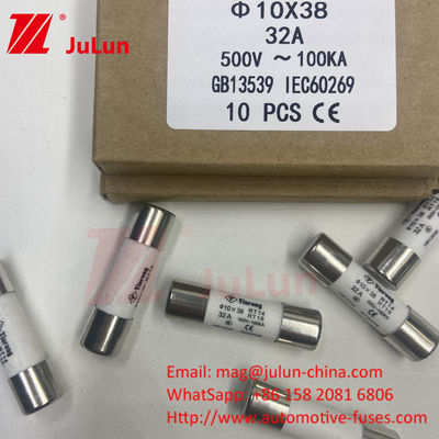 5A AC380V AC800VAC Ceramic Din Rail Solar Fuse Holder Năng lượng cao