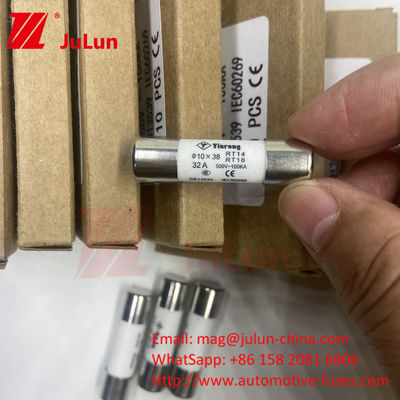 7A 10 * 38mm AC380V AC500V AC690V AC800V Ceramic Solar Pv Fuse cho hệ thống quang điện