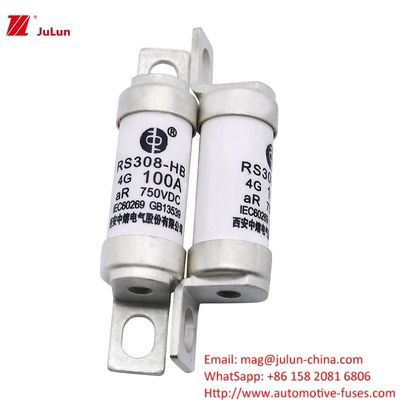 Phòng an toàn xe điện RS308 100A DC750V 50KA cho loại thiết bị đầu cuối điện