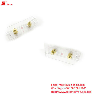 Máy ô tô bảo vệ mạch bảo mật Fuse Holder đồng liên lạc trong 0V-48V Fuse loại