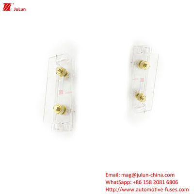 30A-100A Vàng tiếp xúc nhựa xe ô tô Fuse Holder với Bolt Fuse thích nghi