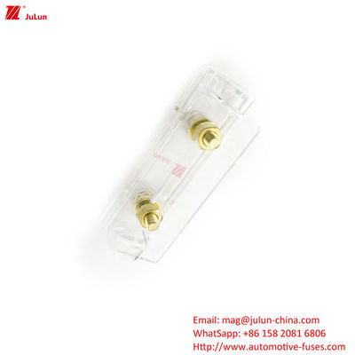 30A-100A Vàng tiếp xúc nhựa xe ô tô Fuse Holder với Bolt Fuse thích nghi