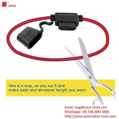 Một chân đai phụ tùng ô tô Nylon và đồng ANSI nhỏ Fuse Holder
