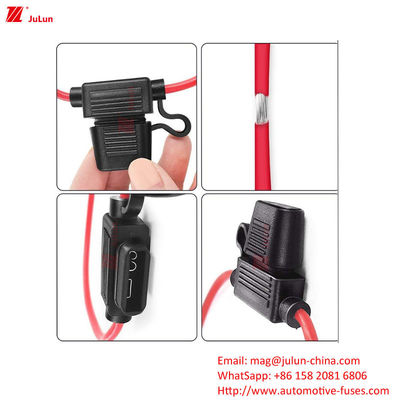 Chất chống nước 60 Amp Giữ bộ bảo hiểm ô tô với nắp trong suốt