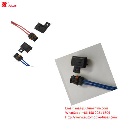 Nhựa / Nylon Shell 32V Cung cấp bộ giữ bộ an toàn xe điện 30A-500A 1 Pole Reset thủ công