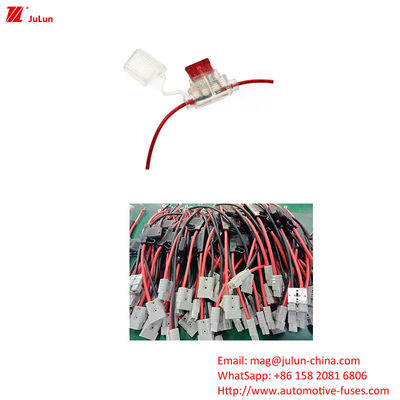 Eu UL Standard Fuse Holder / Box External Size Circuit Breaker Plastic / Nylon Housing Điện áp hiện tại định số 25A-80A 32V
