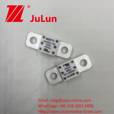 ASTM điện hiện tại 100A 150VDC A202001 Ceramic Fuses cho xe hơi cho hiệu suất bền