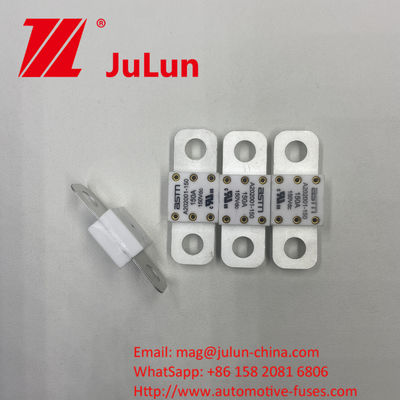 Bộ bảo hiểm ô tô gốm ASTM A202001-200A 150VDC cho hệ thống kéo EV Vật liệu bạc 20KA Khả năng vỡ 16-20KA 400A 500A
