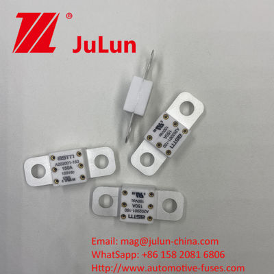 A202001-300A 150VDC Ceramic Automotive Fuses với dòng điện 100A 150A 200A 250A 300A 350A 400A 500A và khoảng cách lỗ 39mm