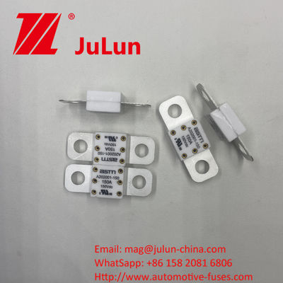 A202001-300A 150VDC Ceramic Automotive Fuses với dòng điện 100A 150A 200A 250A 300A 350A 400A 500A và khoảng cách lỗ 39mm