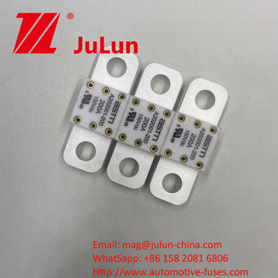 Lưu trữ năng lượng Ceramic Automotive Fuses A202001-200A 150VDC với điện áp định số Phương pháp lắp đặt