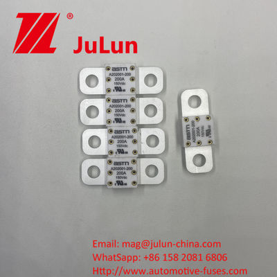 ASTM A202001-100A 150VDC Ceramic Automotive Fuses với Quartz Sand và Gold Construction