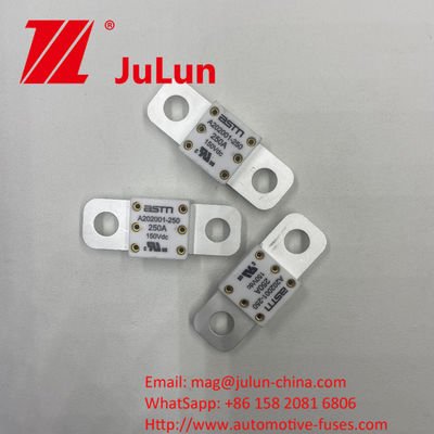 Lượng điện cao Ceramic A202001-250A 150VDC Fuses ô tô Kích thước nhỏ Với vật liệu gốm để bảo vệ mạch ngắn