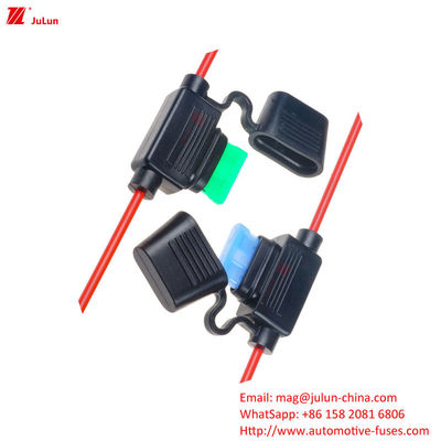 Nhựa / Nylon Shell 32V 58V 80V 50 Amp Ô tô Fuse Holder