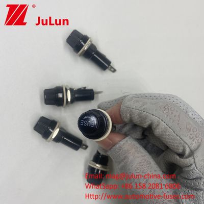 10A 250V AC 6 * 30 Bakelite Mini Fuse Holder Plug Plug