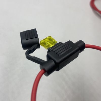 UL chống nước Inline Blade Fuse Box tiêu chuẩn / Plug trung bình trong Car Fuse Holder với 22awg 20awg 18awg 16awg 14awg 12awg 10awg