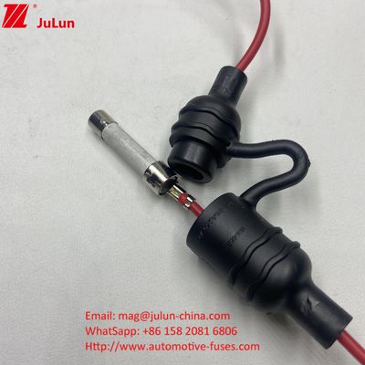 Box Holder 6 * 30 đèn LED ngoài trời ánh sáng ur Inline 5x20 ống thủy tinh chống nước In Line Fuse