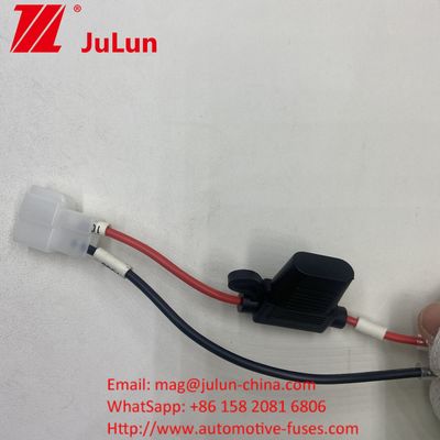 Máy pin Fuse Holder Connector Extension Cable Wire Harness Connector với Red 2-Pin Connector For Kids 12V Ride-On Truck Electric ATV Ebike
