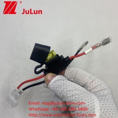 Máy pin Fuse Holder Connector Extension Cable Wire Harness Connector với Red 2-Pin Connector For Kids 12V Ride-On Truck Electric ATV Ebike