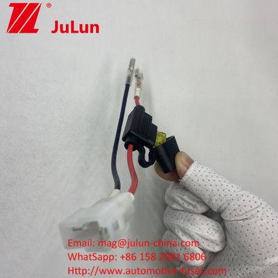 Fuse pin Connector Extension Cable Wire Harness Connector Holder với Red 2-Pin Connector Truck Electric ATV Ebike